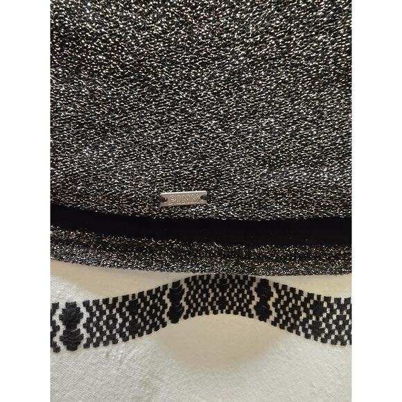 NWT Victoria's Secret PINK glittery sparkle striped unlined bandeau crop top L - Picture 6 of 10